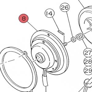 8) Motor assembly