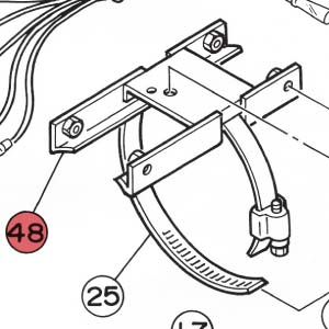 48) Bracket assembly