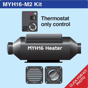 MYH16 Marine + 2 hot air outlets