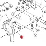 1) Heat exchanger assembly