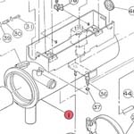 1) Heat exchanger assembly