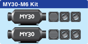 2 x MY30 Marine + 6 hot air outlets