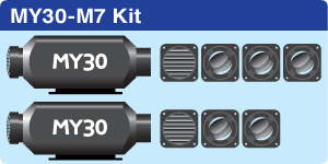 2 x MY30 Marine + 7 hot air outlets